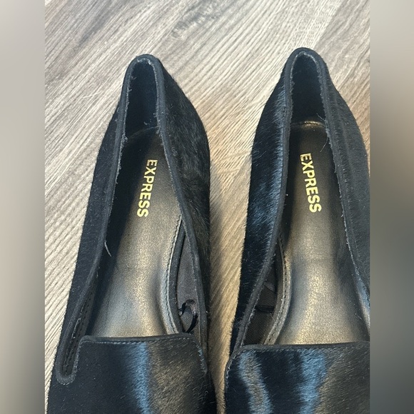 Express Black Pointed-Toe Flats - Picture 4 of 7